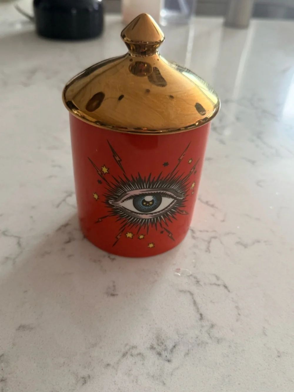 All-Seeing Ceramic Eye Jar - Picture 5 of 6